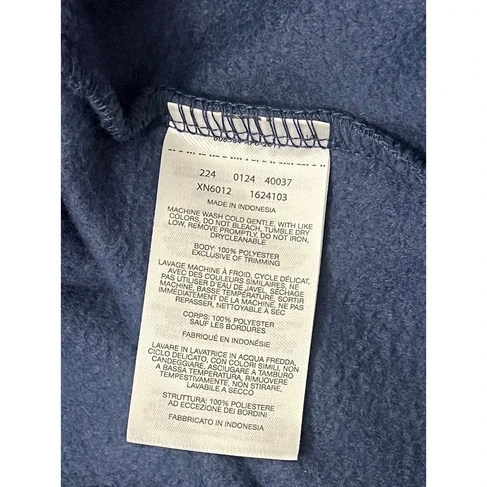 Columbia Toddler Fleece Jacket 12-18 Months Navy Blue Full Zip Kids